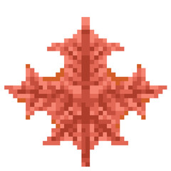 Obraz premium Maple leaf pixel