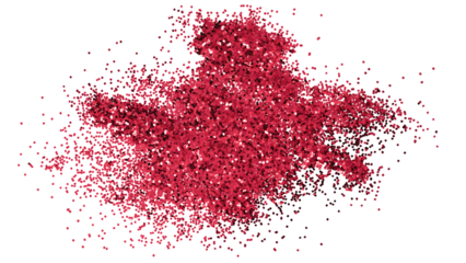 Dusty  red particles pattern background transparent png