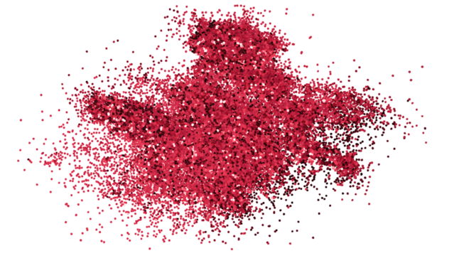 Dusty  red particles pattern background transparent png