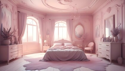 Photo interior modern design room 3d illustration;