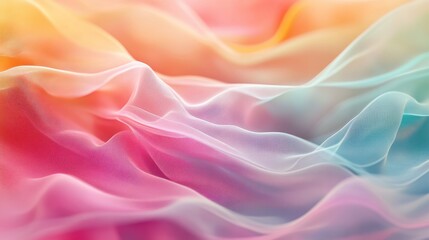 Obraz premium Dynamic Fluid Wave Pattern on Transparent Abstract Background with Colorful Ripples