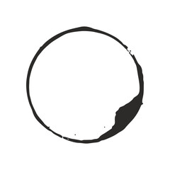 Grunge Circle. Vector Grunge round shape elements