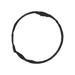 Grunge Circle. Vector Grunge round shape elements