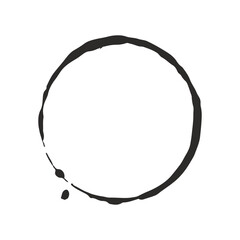 Grunge Circle. Vector Grunge round shape elements