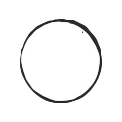 Grunge Circle. Vector Grunge round shape elements