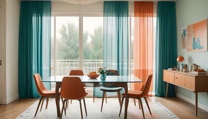 Obraz premium Photo interior modern design room 3d illustration;