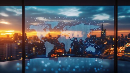 The Digital World Map View.