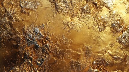 Gold Surface Close Up