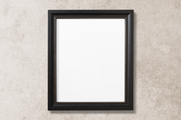 Picture frame mockup png, portrait size