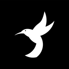 silhouette of a sparrow-finch