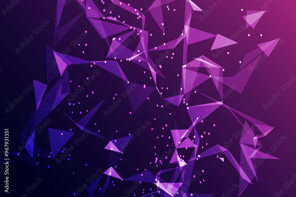 Poster Dark blue pink triangle color gradient background, texture blur abstract background, abstract gradation blur texture. Blurred colored soft gradient background for presentation, banner, backdrop