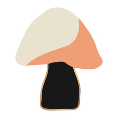 Mushroom png occult Halloween witchcraft sticker