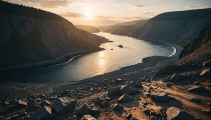 Bay Secrets in Cloudy Summer: The Pioneer's Sojourn Immersed in Landslide