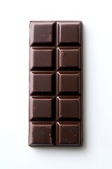Fototapeta premium A chocolate bar with square segments for sharing.