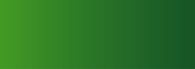 Green gradient background banner. Abstract green backdrop with soft color transition and empty space, perfect for web design. Vector illustration.