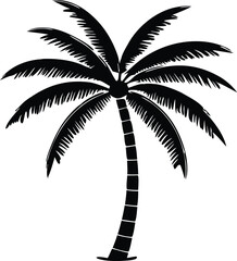 Obraz premium palm tree silhouette