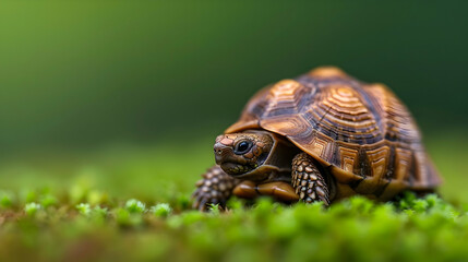 Obraz premium turtle on the grass