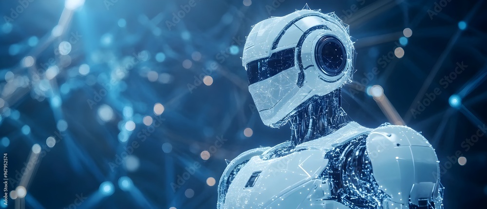 Poster robotic processes in seamless system various components for optimal efficient and automated concept