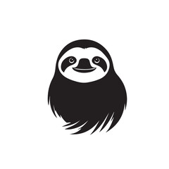 Obraz premium Sloth in cartoon, doodle style . Image for t-shirt, web, mobile apps and ui. Isolated 2d vector illustration in logo, icon, sketch style, Eps 10, black and white. AI Generative
