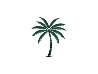 palm tree silhouette  transparent background png file,