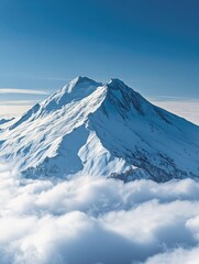 Snowy Mountain Landscape