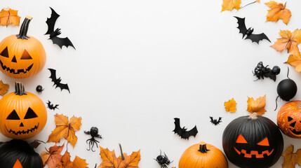 Halloween Pumpkins Border Theme