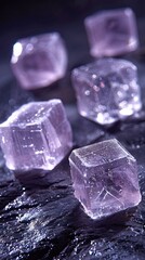 Obraz premium Natural rose quartz minerals semi-precious gemstones