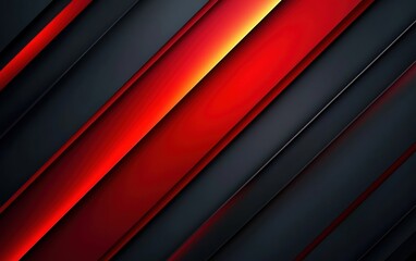 Obraz premium Abstract Diagonal Red and Black Stripes Background