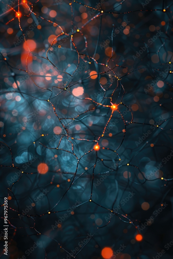 Aufkleber a detailed view of a tree lit up with various lights, perfect for use in illustrations or designs