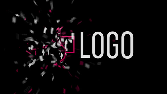 Shattered 3D Spin Logo Reveal