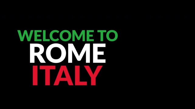 Welcome Rome