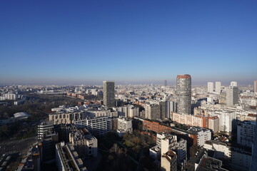 city skyline, Paris, France