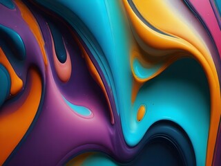 abstract background with waves disco ball, blue disco ball Dynamic liquid background in gradient. Ai image light ball, background , 