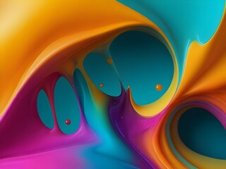 abstract background with circles disco ball, blue disco ball Dynamic liquid background in gradient. Ai image light ball, background , 