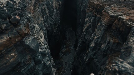 Dark and Moody Cliffs