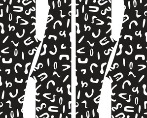 Women's pants pattern design template international size. Medium size pant pattern template