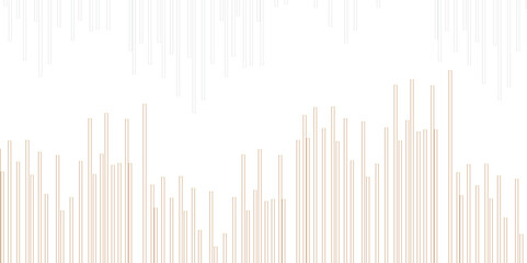 abstract cut out transparent retro funky line pattern design abstract texture. gray and red Gradient Bar Soundwave. Linear Abstract Business chart, line graph and of stock market. 