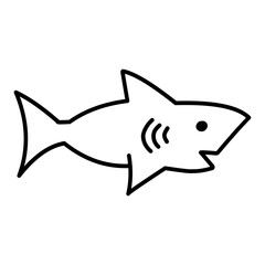 Obraz premium Sea life doodle set