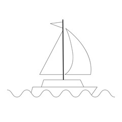Simple icon of Travel by Sea Related Vector Line Icon. Port, Cruise Liner, Lighthouse and more. Editable Stroke.  Vector illustration flat style Eps 10. 