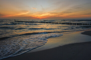 sunrise on the beach