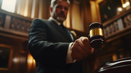 Judge and Lawyer and Court
