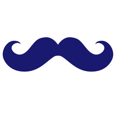 Retro mustache Icon.  Vector.