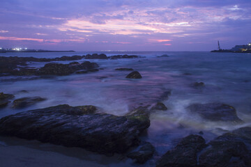Obraz premium sunset over the sea