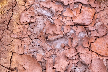 Texture Cracks Clay Sand Curves Chalk Deposits Nature
