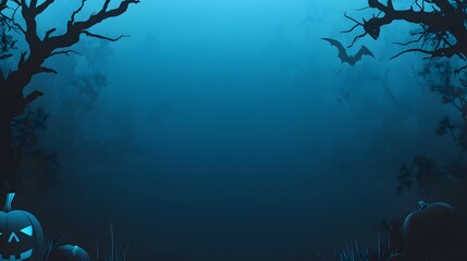 Obraz premium Halloween, Haunting, Witches, Ghosts, Haunted, Vampire, Cemetery, Pattern Background, Wallpaper, Cover and Screen for Smartphone, PC, Laptop, 9:16 and 16:9 Format
