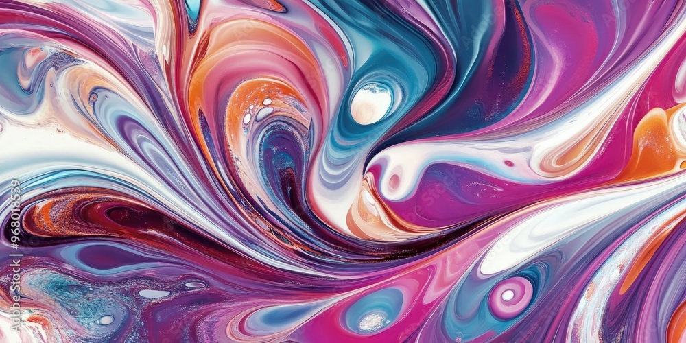 Wall mural Abstract Swirl Artwork