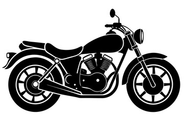 Obraz premium Motorcycle silhouette vector art .This is editable and printable vector eps file