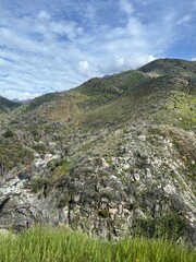 mountain landscape with sky