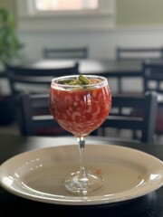 Coctel de Camaron on Table