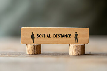 Social Distancing Saves Lives Reminder, Public Health and Safety Measures